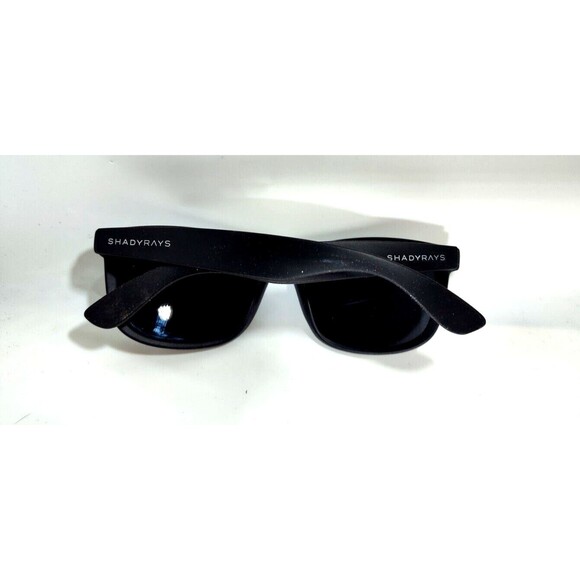 Shadyrays Mens Polarized  Sunglasses Black Square 50-19-140 Full Rim Black Lens - Picture 8 of 8